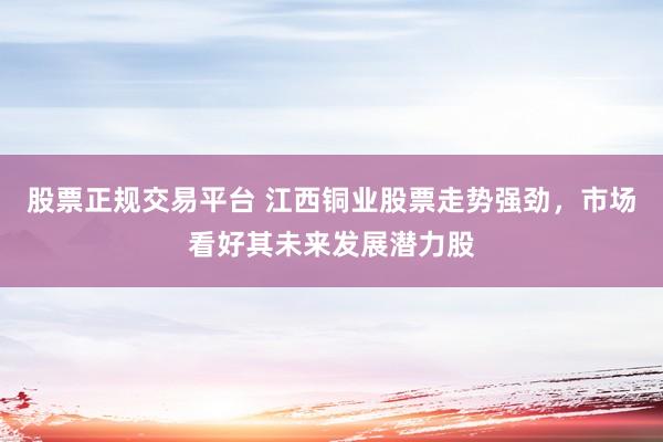 股票正规交易平台 江西铜业股票走势强劲，市场看好其未来发展潜力股